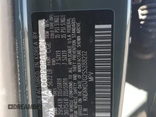2025 Kia Sorento Hybrid SX Prestige with VIN KNDRKDJG2S5288212, listed as a Copart auction lot 83653854 with 1,584 mi miles and Salvage Title. Bid and sale history available at carsss.com. Image 14.