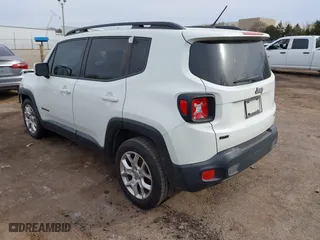 2017 Jeep Renegade Altitude with VIN ZACCJABB7HPE60518, listed as a IAAI auction lot 41787992 with 93,722 mi miles. Bid and sale history available at carsss.com. Image 3.
