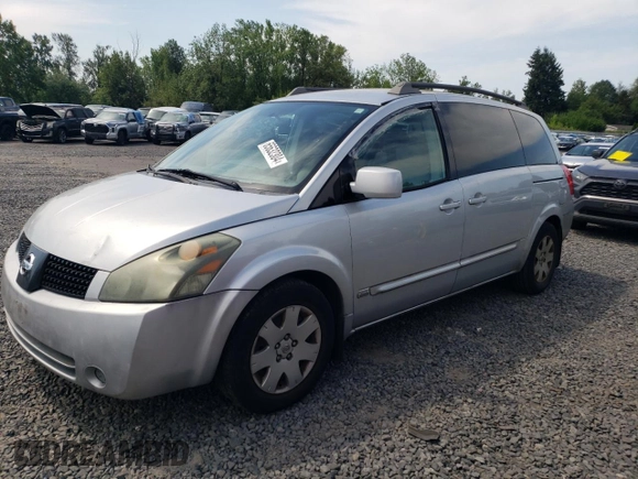 2006 Nissan Quest S Special Edition with VIN 5N1BV28U26N117938, listed as a Copart auction lot 65632304 with 178,888 mi miles and Salvage Title. Bid and sale history available at carsss.com. Image 1.