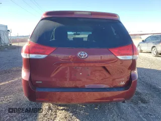 2014 Toyota Sienna LE with VIN 5TDJK3DC5ES075494, listed as a Copart auction lot 82048634 with 151,216 mi miles and Salvage Title. Bid and sale history available at DreamBid. Image 6.