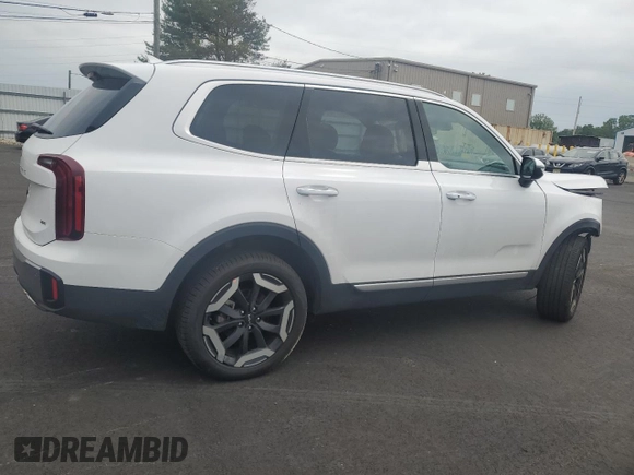 2025 Kia Telluride S z VIN 5XYP6DGC8SG602937, wystawiony jako Copart lot #57142385 z przebiegiem 4 297 mil mil oraz Szkoda całkowita • Salvage title. Historia ofert i sprzedaży dostępna na DreamBid. Obrazek 3.