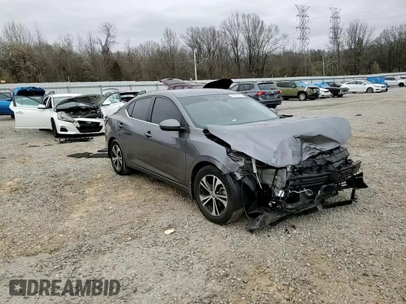 2023 Nissan Sentra SV with VIN 3N1AB8CV6PY291966, listed as a Copart auction lot 48383335 with 16,705 mi miles and Salvage Title. Bid and sale history available at carsss.com. Image 11.