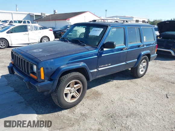 2001 Jeep Cherokee Sport with VIN 1J4FF58S21L612724, listed as a IAAI auction lot 41668763 with 122,464 mi miles and . Bid and sale history available at DreamBid. Image 2.