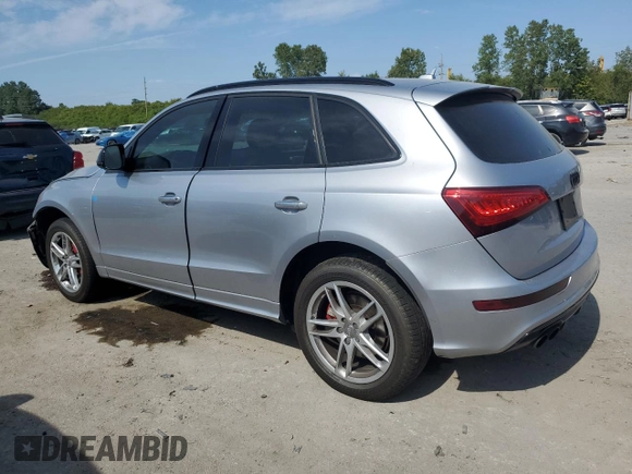 2016 Audi SQ5 Premium Plus with VIN WA1CCAFP3GA091536, listed as a Copart auction lot 69214014 with 73,435 mi miles and Salvage Title. Bid and sale history available at carsss.com. Image 2.