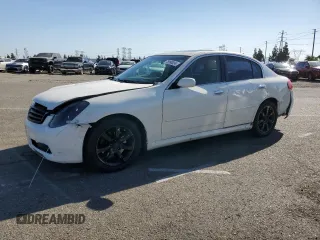 2006 Infiniti G35 with VIN JNKCV51E16M504059, listed as a Copart auction lot 78990024 with 126,145 mi miles and Salvage Title. Bid and sale history available at DreamBid. Image 1.
