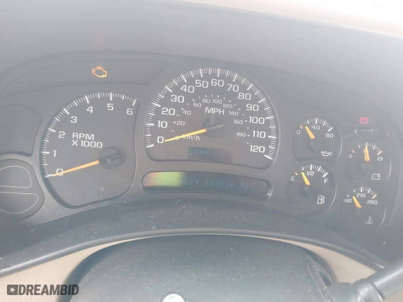 2004 Chevrolet Tahoe LT with VIN 1GNEC13Z34J203100, listed as a IAAI auction lot 41749196 with 188,416 mi miles. Bid and sale history available at carsss.com. Image 7.