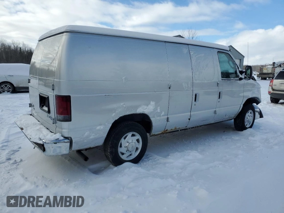 2011 Ford Econoline Cargo Commercial with VIN 1FTNE1EW3BDB00714, listed as a Copart auction lot 41963225 with 338,407 mi miles and Salvage Title. Bid and sale history available at DreamBid. Image 3.