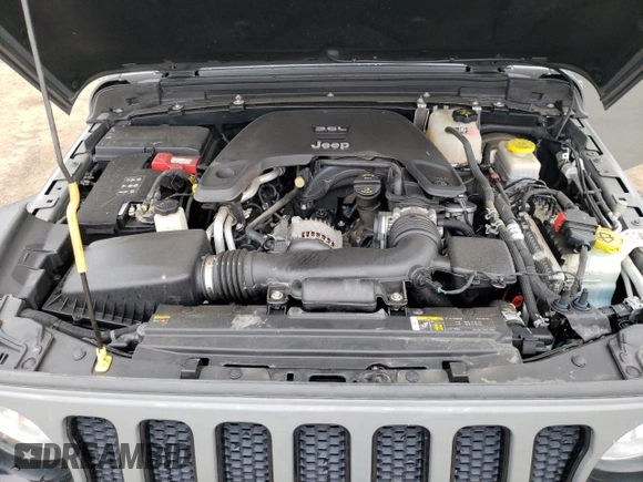 2020 Jeep Wrangler Unlimited Sport Altitude with VIN 1C4HJXDG2LW314301, listed as a Copart auction lot 59857615 with 60,684 mi miles and Salvage title. Bid and sale history available at DreamBid. Image 12.