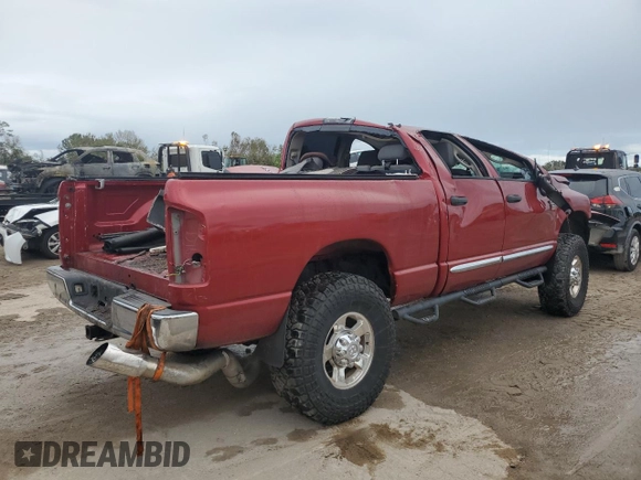 2008 Dodge Ram 3500 SLT with VIN 3D7MX38A58G142272, listed as a Copart auction lot 79265864 with 0 mi miles and Salvage Title. Bid and sale history available at carsss.com. Image 3.