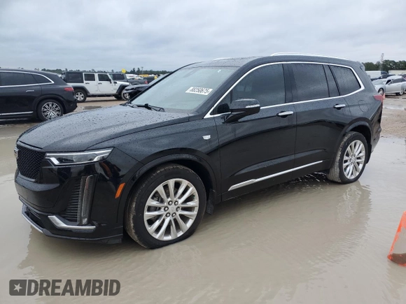 2020 Cadillac XT6 AWD Premium Luxury with VIN 1GYKPFRS5LZ227559, listed as a Copart auction lot 88250675 with 46,789 mi miles and Salvage Title. Bid and sale history available at carsss.com. Image 1.