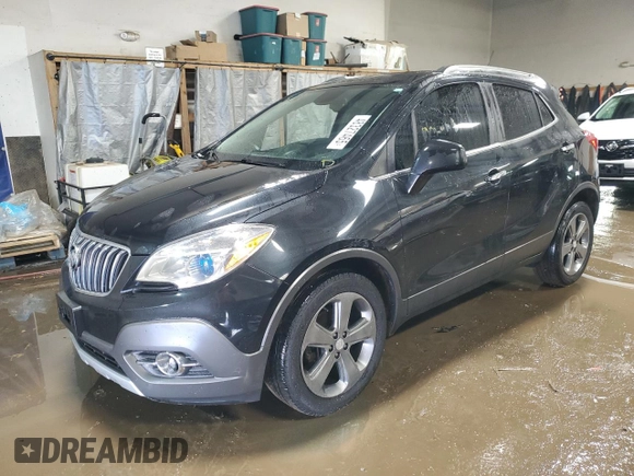 2013 Buick Encore Leather with VIN KL4CJCSB9DB205797, listed as a Copart auction lot 48327465 with 184,086 mi miles and Salvage Title. Bid and sale history available at carsss.com. Image 1.