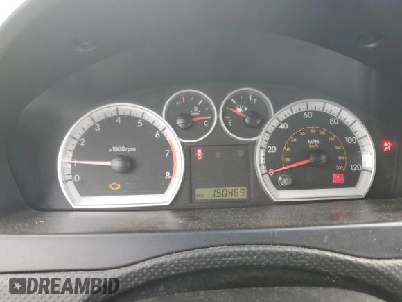 2007 Chevrolet Aveo LT with VIN KL1TG56687B114450, listed as a Copart auction lot 53069435 with 150,469 mi miles and Salvage title. Bid and sale history available at DreamBid. Image 9.
