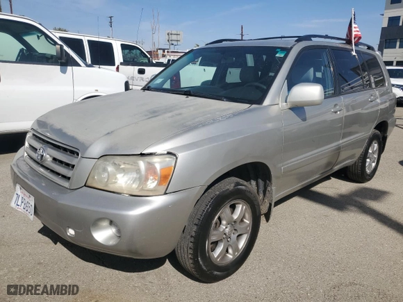 2007 Toyota Highlander with VIN JTEHP21A770221800, listed as a Copart auction lot 46337755 with 207,895 mi miles and Salvage Title. Bid and sale history available at carsss.com. Image 2.