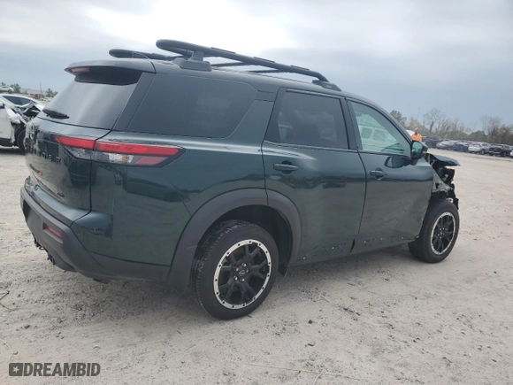 2024 Nissan Pathfinder SV with VIN 5N1DR3BD1RC221736, listed as a Copart auction lot 87403494 with 25,970 mi miles and Salvage Title. Bid and sale history available at carsss.com. Image 3.