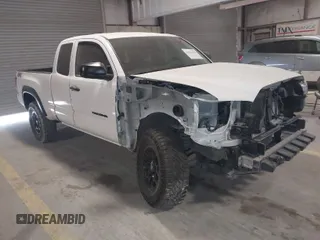 2022 Toyota Tacoma SR with VIN 3TYRX5GN0NT065070, listed as a IAAI auction lot 41621252 with 38,690 mi miles and . Bid and sale history available at DreamBid. Image 1.
