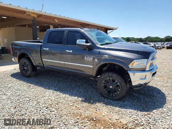 2016 Ram 2500 Laramie with VIN 3C6UR5FL3GG296988, listed as a Copart auction lot 57460535 with 150,161 mi miles and Salvage title. Bid and sale history available at DreamBid. Image 4.