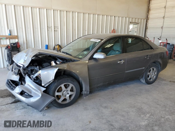 2006 Hyundai Sonata GLS with VIN 5NPEU46FX6H071912, listed as a Copart auction lot 52055095 with 154,280 mi miles and Salvage Title. Bid and sale history available at DreamBid. Image 1.