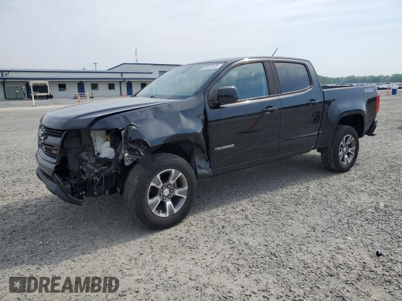 2018 Chevrolet Colorado 4WD Z71 with VIN 1GCGTDEN9J1192144, listed as a Copart auction lot 53122125 with 170,032 mi miles and Salvage title. Bid and sale history available at DreamBid. Image 1.