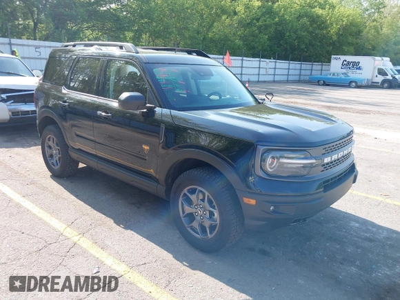 2022 Ford Bronco Sport Badlands z VIN 3FMCR9D95NRD81024, wystawiony jako IAAI lot #42255256 z przebiegiem 15 234 mil mil oraz . Historia ofert i sprzedaży dostępna na DreamBid. Obrazek 1.