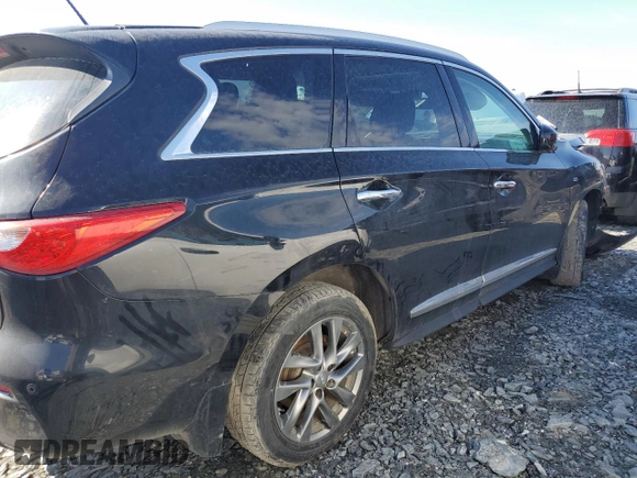 2015 Infiniti QX60 z VIN 5N1AL0MM7FC518165, wystawiony jako Copart lot #56106235 z przebiegiem 131 762 mil mil oraz Szkoda całkowita • Salvage title. Historia ofert i sprzedaży dostępna na DreamBid. Obrazek 3.