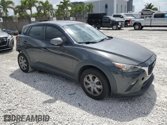 2016 Mazda CX-3 Sport with VIN JM1DKBB74G0105670, listed as a Copart auction lot 54696195 with 155,679 mi miles and Salvage Title. Bid and sale history available at DreamBid. Image 4.