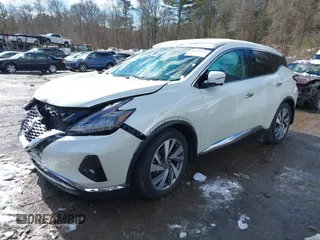 2021 Nissan Murano SL with VIN 5N1AZ2CS5MC131783, listed as a IAAI auction lot 41579632 with 37,789 mi miles and . Bid and sale history available at DreamBid. Image 2.