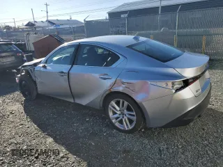 2024 Lexus IS with VIN JTHC81F23R5053973, listed as a Copart auction lot 46417165 with 848 mi miles and Salvage Title. Bid and sale history available at carsss.com. Image 2.