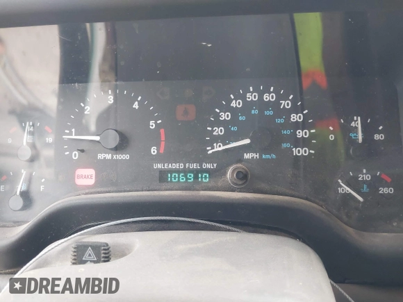1997 Jeep Wrangler SE with VIN 1J4FY29P1VP408966, listed as a IAAI auction lot 41683640 with 106,910 mi miles. Bid and sale history available at carsss.com. Image 7.