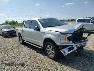 2018 Ford F-150 XL with VIN 1FTEW1EPXJFA95312, listed as a Copart auction lot 57764385 with 91,906 mi miles and Salvage title. Bid and sale history available at DreamBid. Image 14.