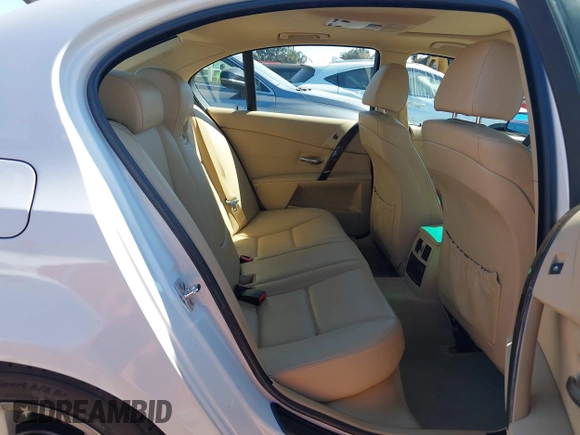 2005 BMW 5 Series 525i with VIN WBANA53565B859447, listed as a IAAI auction lot 41663950 with 99,064 mi miles. Bid and sale history available at carsss.com. Image 8.