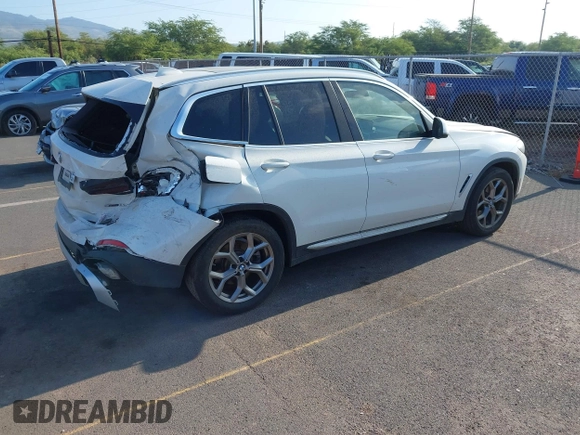 2022 BMW X3 sDrive30i with VIN 5UX43DP05N9K99492, listed as a IAAI auction lot 42137454 with 42,401 mi miles and . Bid and sale history available at DreamBid. Image 4.