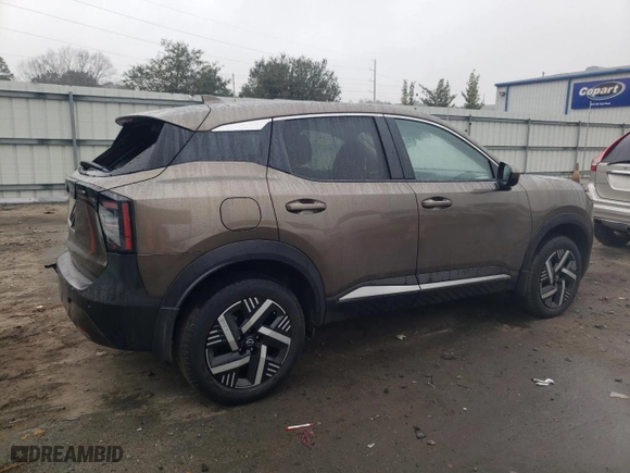 2025 Nissan Kicks SV with VIN 3N8AP6CA8SL324993, listed as a Copart auction lot 45036445 with 618 mi miles and Salvage Title. Bid and sale history available at carsss.com. Image 3.