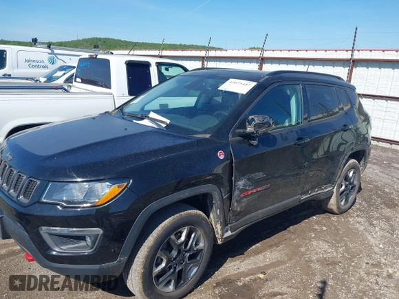 2018 Jeep Compass Trailhawk z VIN 3C4NJDDBXJT238593, wystawiony jako IAAI lot #42075447 z przebiegiem 122 064 mil mil oraz . Historia ofert i sprzedaży dostępna na DreamBid. Obrazek 15.