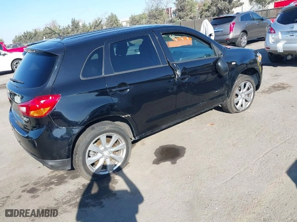 2015 Mitsubishi Outlander Sport ES with VIN 4A4AP3AU4FE051864, listed as a IAAI auction lot 41219408 with 105,553 mi miles. Bid and sale history available at carsss.com. Image 4.