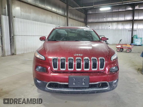 2016 Jeep Cherokee Limited with VIN 1C4PJMDSXGW318746, listed as a Copart auction lot 52601625 with 198,354 mi miles and Salvage title. Bid and sale history available at DreamBid. Image 5.