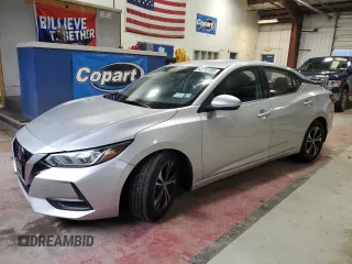 2020 Nissan Sentra SV z VIN 3N1AB8CV1LY213122, wystawiony jako Copart lot #52710185 z przebiegiem 53 471 mil mil oraz Szkody całkowita. Historia ofert i sprzedaży dostępna na DreamBid. Obrazek 1.