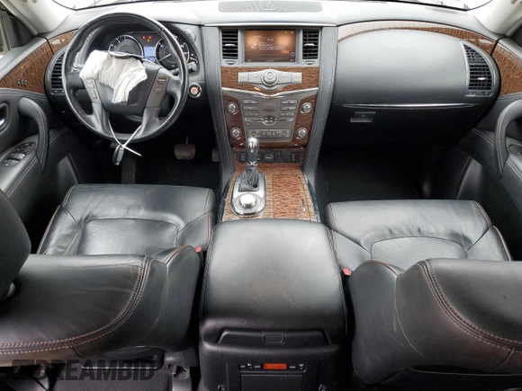 2018 Nissan Armada SV with VIN JN8AY2NC9J9556949, listed as a Copart auction lot 86526934 with 96,293 mi miles and Salvage Title. Bid and sale history available at carsss.com. Image 8.
