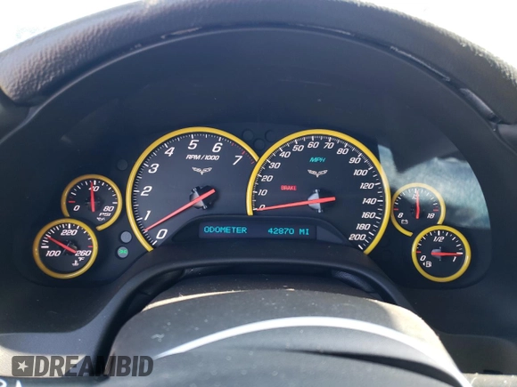 2012 Chevrolet Corvette Z16 Grand Sport 3LT with VIN 1G1YW2DWXC5103924, listed as a Copart auction lot 52947145 with 42,870 mi miles and Salvage title. Bid and sale history available at DreamBid. Image 9.