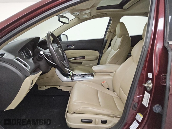 2015 Acura TLX V6 with VIN 19UUB2F30FA020309, listed as a Copart auction lot 50154955 with 109,769 mi miles and Clean Title. Bid and sale history available at carsss.com. Image 7.