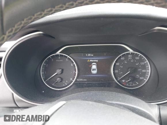 2019 Nissan Maxima SV with VIN 1N4AA6AV9KC378078, listed as a IAAI auction lot 42284633 with 92,345 mi miles and . Bid and sale history available at DreamBid. Image 7.