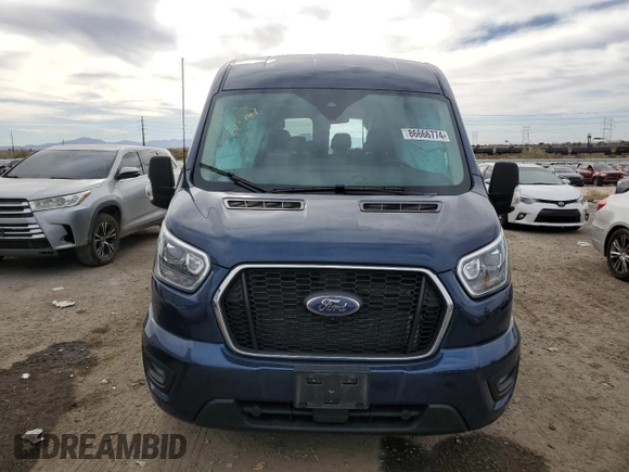 2021 Ford Transit with VIN 1FBAX9CG4MKA02913, listed as a Copart auction lot 86666774 with 29,881 mi miles and Salvage Title. Bid and sale history available at DreamBid. Image 5.