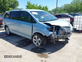 2017 Toyota Sienna LE Auto Access Seat with VIN 5TDKZ3DC7HS766854, listed as a IAAI auction lot 42275587 with 184,772 mi miles and . Bid and sale history available at DreamBid. Image 1.