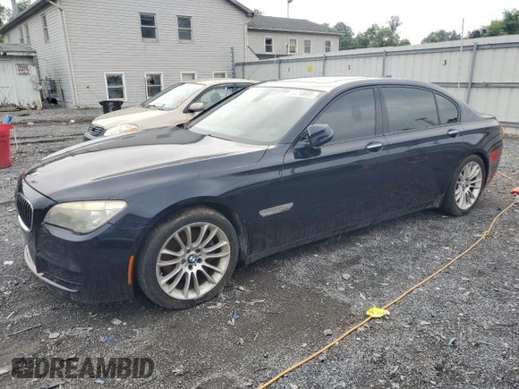 2014 BMW 7 Series 740Li xDrive with VIN WBAYF4C55ED281791, listed as a Copart auction lot 64210005 with 154,365 mi miles and Clean title. Bid and sale history available at DreamBid. Image 1.