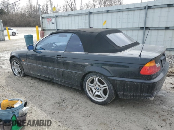 2001 BMW 3 Series 330Ci with VIN WBABS53471JU85177, listed as a Copart auction lot 46220715 with 202,496 mi miles and Salvage Title. Bid and sale history available at carsss.com. Image 2.