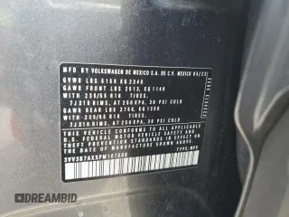 2023 Volkswagen Tiguan SE z VIN 3VV3B7AXXPM107898, wystawiony jako Copart lot #52042935 z przebiegiem 48 454 mil mil oraz Szkoda całkowita • Salvage title. Historia ofert i sprzedaży dostępna na DreamBid. Obrazek 13.