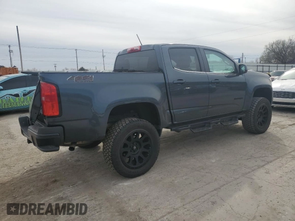 2020 Chevrolet Colorado 4WD Work Truck with VIN 1GCGTBEN7L1112220, listed as a Copart auction lot 48948425 with 97,218 mi miles and Salvage title. Bid and sale history available at DreamBid. Image 3.