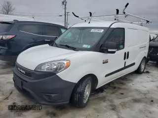 2019 Ram ProMaster City Cargo Tradesman with VIN ZFBHRFAB4K6N48548, listed as a Copart auction lot 47012605 with 96,254 mi miles and Salvage Title. Bid and sale history available at carsss.com. Image 1.
