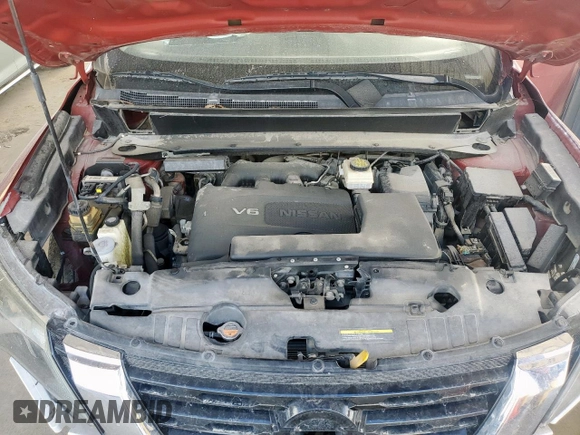 2017 Nissan Pathfinder S with VIN 5N1DR2MN7HC672605, listed as a Copart auction lot 57998845 with 105,434 mi miles and Clean title. Bid and sale history available at DreamBid. Image 11.