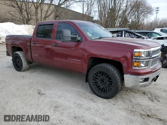 2014 Chevrolet Silverado 1500 LT with VIN 3GCUKRECXEG306838, listed as a Copart auction lot 46572745 with Not Provided miles and Clean Title. Bid and sale history available at DreamBid. Image 4.