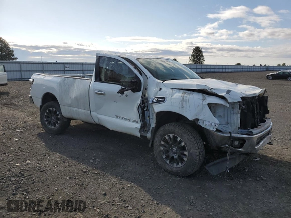 2017 Nissan Titan with VIN 1N6BA1RP7HN536578, listed as a Copart auction lot 53859555 with 39,271 mi miles and Salvage title. Bid and sale history available at DreamBid. Image 4.